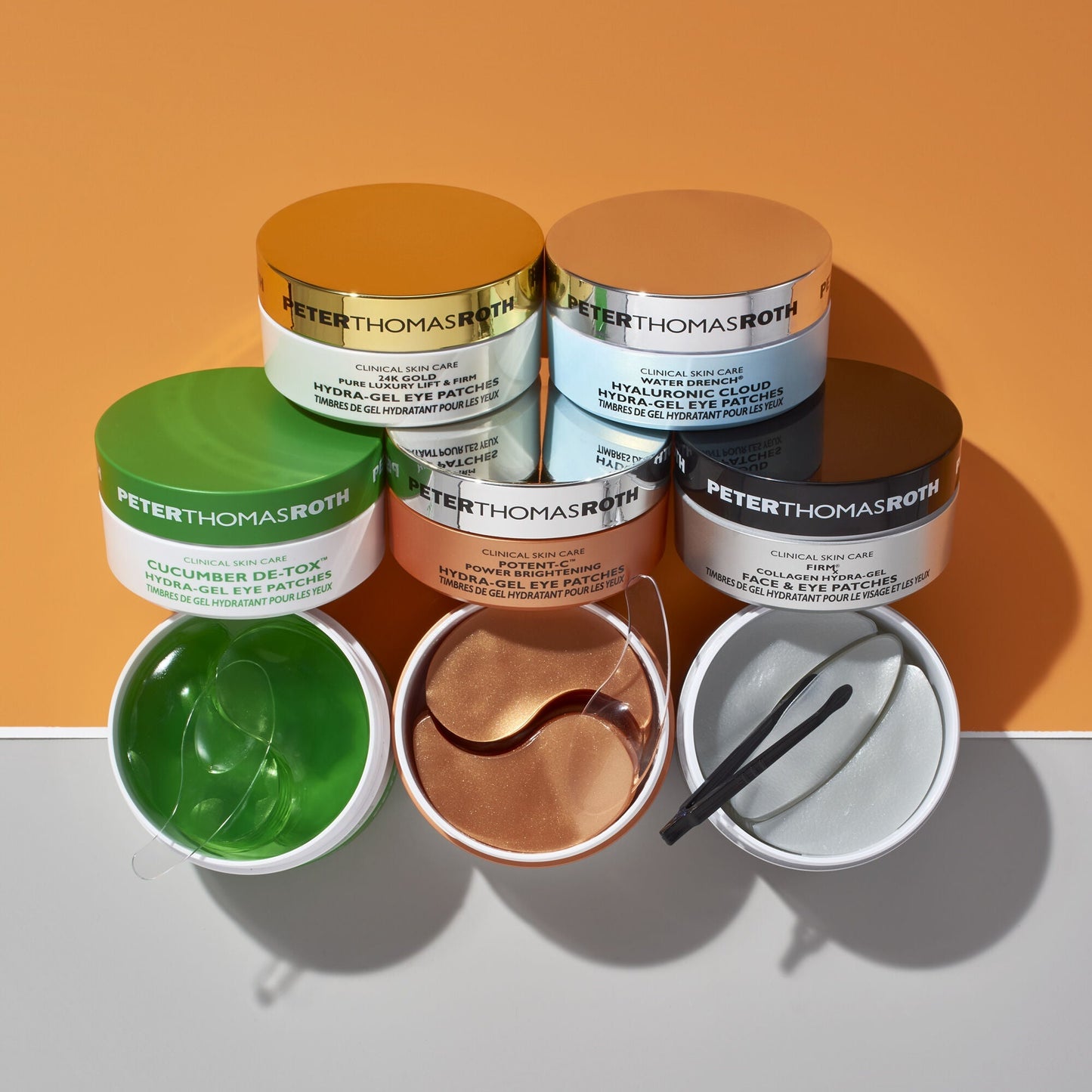 FIRMx Collagen Hydra-Gel Face & Eye Patches|90 patches / 2 shapes