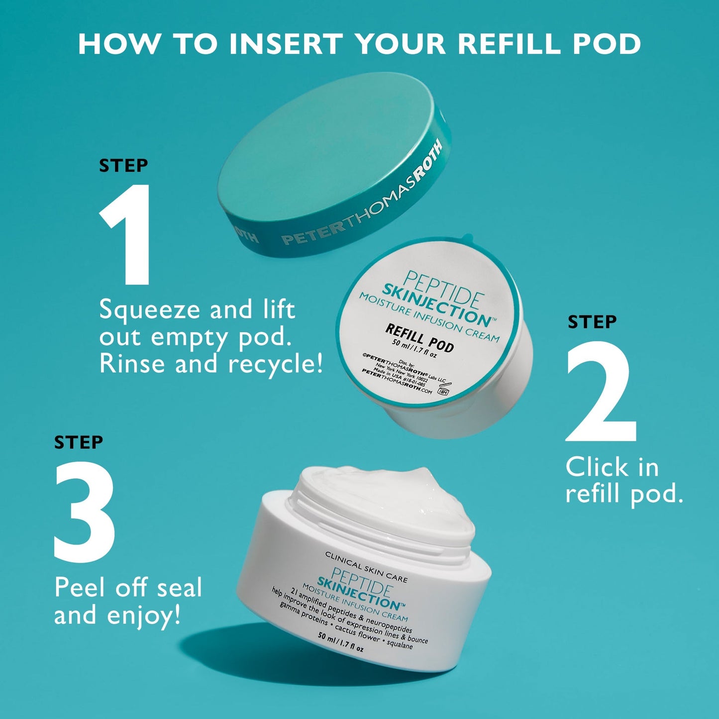 Peptide Skinjection Moisture Infusion Cream | 50ml